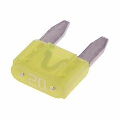 Mini Blade Fuse, 20 Amps, Yellow*