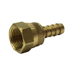 Female SAE Swivel/Barb, (-8ANF) 3/8x1/2"