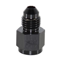 Adapter, -4 AN JIC Male to 1/8" NPT Female, Black