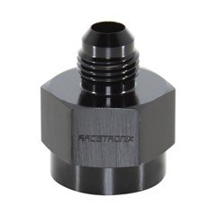 Adapter, -6 AN JIC Male to 1/2" NPT Female, Black