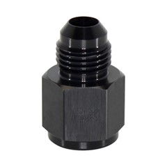 Adapter, -6 AN JIC Male to 1/4" NPT Female, Black