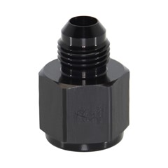 Adapter, -6 AN JIC Male to 3/8" NPT Female, Black