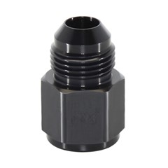 Adapter, -8 AN JIC Male to 3/8" NPT Female, Black