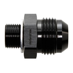 Adapter, -12AN Male» 18x1.5mm Male, BLK