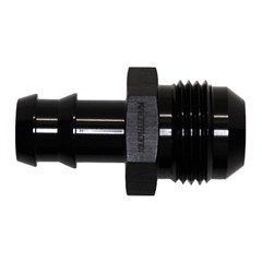 Adapter, -12 AN JIC Male to 5/8" Hose Barb, Black
