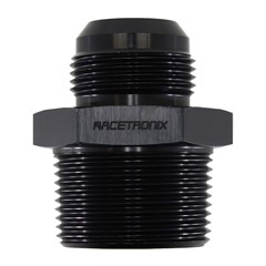 Adapter, -16 AN JIC Male to 1-1/4" NPT Male, Black