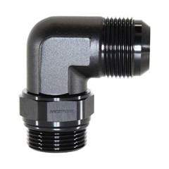 Adapter 90°, -16AN » -16 ORB Male, BLACK