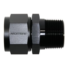 Adapter, -16 AN JIC Female to 1" NPT Male, Black