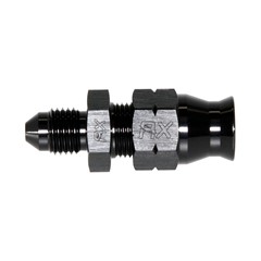 Adapter, -3 AN JIC Male to 1/4" Tube Compression, Black