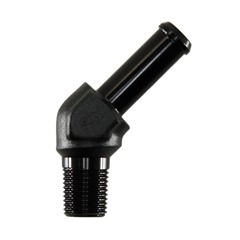 Adapter, 45° 1/8" MPT » 5/16" Barb