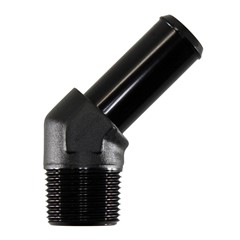 Adapter, 45° 3/4" NPT Male » 3/4" Hose Barb