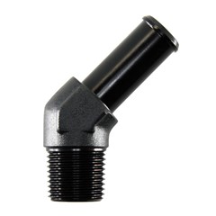 Adapter, 45° 3/8" NPT Male » 1/2" Hose Barb