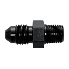 Adapter,-4 AN JIC Male to 1/8" NPT Male, Black