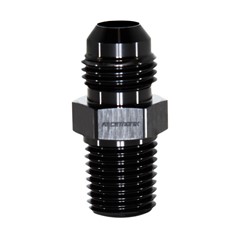 Adapter, -6 AN JIC Male to 1/4" NPT Male, Black