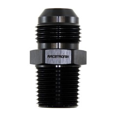 Adapter, -10 AN JIC Male to 1/2" NPT Male, Black