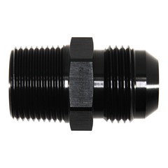 Adapter, -12 AN JIC Male to 3/4" NPT Male, Black