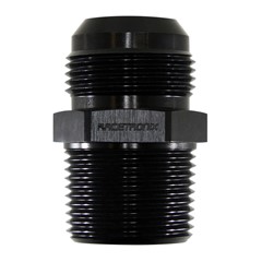 Adapter, -16 AN JIC Male to 1" NPT Male, Black