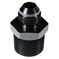 Adapter, -8 AN JIC Male to 3/4" NPT Male, Black Adapter, -8 AN JIC Male to 3/4" NPT Male, Black