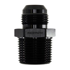 Adapter, -12 AN JIC Male to 1" NPT Male, Black