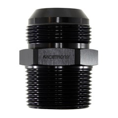 Adapter, -20 AN JIC Male to 1-1/4" NPT Male, Black