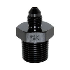 Adapter,-3AN Male » 3/8" MPT, BLACK