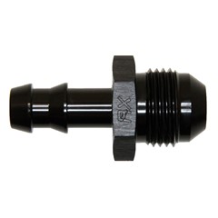 Adapter, -10 AN JIC Male to 5/8" Hose Barb, Black