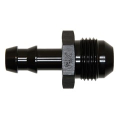 Adapter, -8AN Male » 3/8" Barb, BLACK