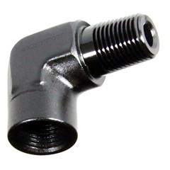  Fitting 90°, 1/8" NPT Male to Female Elbow, Black