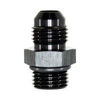 Adapter, -6 AN ORB Male to -6 AN JIC Male, Black Adapter, -6 AN ORB Male to -6 AN JIC Male, Black