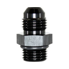Adapter, -6 AN ORB Male to -6 AN JIC Male, Black