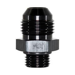 Adapter, -6 AN ORB Male to -8 AN JIC Male, Black