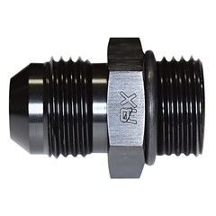 Adapter, -8 AN ORB Male to -8 AN JIC Male, Black