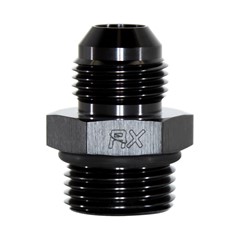 Adapter, -10 AN ORB Male to  -8 AN JIC Male, Black