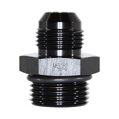 Adapter, -12 AN ORB Male to -10 AN JIC Male, Black