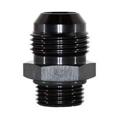 Adapter, -10 AN ORB Male to -12AN JIC Male, Black