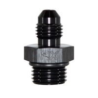 Adapter, -6 AN ORB Male to  -4 AN JIC Male, Black