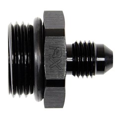 Adapter, -10 AN ORB Male to -4 AN JIC Male, Black