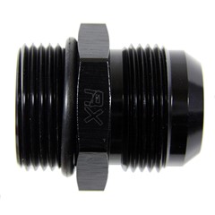 Adapter, -16 AN ORB Male to -16 AN JIC Male, Black
