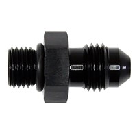 Adapter, -3 AN ORB Male to -4 AN JIC Male, Black Adapter, -3 AN ORB Male to -4 AN JIC Male, Black