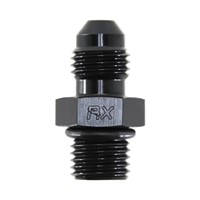 Adapter, -4 AN ORB Male to -4 AN JIC Male, Black Adapter, -4 AN ORB Male to -4 AN JIC Male, Black