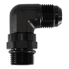 Adapter 90°, -12AN » -12 ORB Male, BLACK