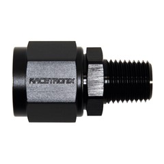 Adapter, -8 AN JIC Female to 1/4" NPT Male, Black