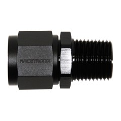 Adapter, -10 AN JIC Female to 1/2" NPT Male, Black