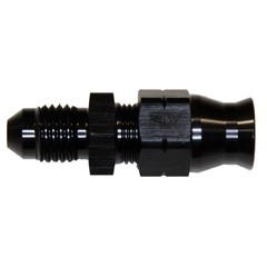 Adapter, -4AN Male » 1/4" Tube, BLACK