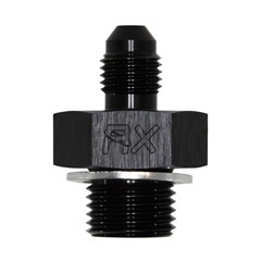 Adapter, -4AN Male» 16x1.5mm Male, BLACK