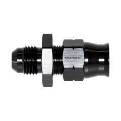 Adapter, -6 AN JIC Male to 3/8" Tube Compression, Black