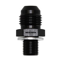 Adapter, -6AN Male » 10x1.0mm, BLK Adapter, -6AN Male » 10x1.0mm, BLK