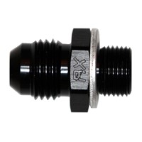 Adapter, -6AN Male» 12x1.0mm Male, BLK Adapter, -6AN Male» 12x1.0mm Male, BLK