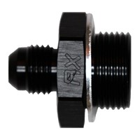 Adapter, -6AN Male» 22x1.5mm Male, BLK