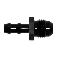 Adapter, -6AN Male » 1/4" Barb, BLACK